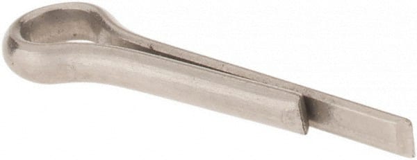 Made in USA - 3/32" Diam x 1/2" Long Extended Prong Cotter Pin - Grade 18-8, Uncoated, Stainless Steel - Exact Tooling
