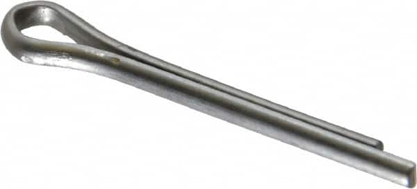 Made in USA - 3/32" Diam x 3/4" Long Extended Prong Cotter Pin - Grade 18-8, Uncoated, Stainless Steel - Exact Tooling