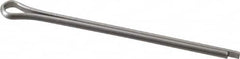 Made in USA - 3/32" Diam x 1-3/4" Long Extended Prong Cotter Pin - Grade 18-8, Uncoated, Stainless Steel - Exact Tooling