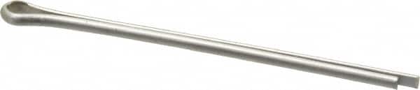 Made in USA - 3/32" Diam x 2" Long Extended Prong Cotter Pin - Grade 18-8, Uncoated, Stainless Steel - Exact Tooling