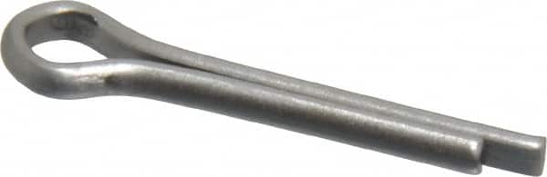 Made in USA - 1/8" Diam x 3/4" Long Extended Prong Cotter Pin - Grade 18-8, Uncoated, Stainless Steel - Exact Tooling
