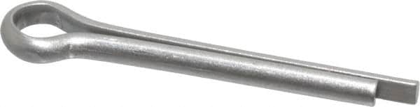 Made in USA - 1/8" Diam x 1" Long Extended Prong Cotter Pin - Grade 18-8, Uncoated, Stainless Steel - Exact Tooling