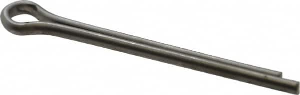 Made in USA - 1/8" Diam x 1-1/2" Long Extended Prong Cotter Pin - Grade 18-8, Uncoated, Stainless Steel - Exact Tooling