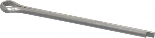 Made in USA - 1/8" Diam x 2" Long Extended Prong Cotter Pin - Grade 18-8, Uncoated, Stainless Steel - Exact Tooling