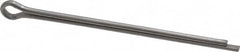 Made in USA - 1/8" Diam x 2-1/2" Long Extended Prong Cotter Pin - Grade 18-8, Uncoated, Stainless Steel - Exact Tooling