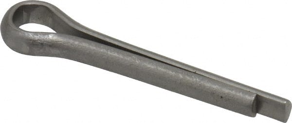 Value Collection - 3/16" Diam x 1" Long Extended Prong Cotter Pin - Grade 18-8, Uncoated, Stainless Steel - Exact Tooling
