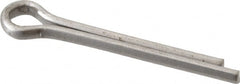 Made in USA - 5/32" Diam x 1-1/4" Long Extended Prong Cotter Pin - Grade 18-8, Uncoated, Stainless Steel - Exact Tooling