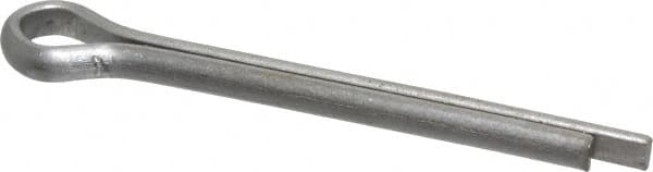 Made in USA - 5/32" Diam x 1-1/2" Long Extended Prong Cotter Pin - Grade 18-8, Uncoated, Stainless Steel - Exact Tooling
