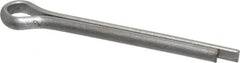 Made in USA - 5/32" Diam x 1-1/2" Long Extended Prong Cotter Pin - Grade 18-8, Uncoated, Stainless Steel - Exact Tooling