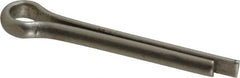 Made in USA - 3/16" Diam x 1-1/4" Long Extended Prong Cotter Pin - Grade 18-8, Uncoated, Stainless Steel - Exact Tooling