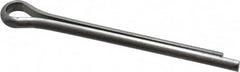 Made in USA - 3/16" Diam x 2" Long Extended Prong Cotter Pin - Grade 18-8, Uncoated, Stainless Steel - Exact Tooling