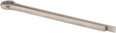 Made in USA - 3/16" Diam x 2-1/2" Long Extended Prong Cotter Pin - Grade 18-8, Uncoated, Stainless Steel - Exact Tooling
