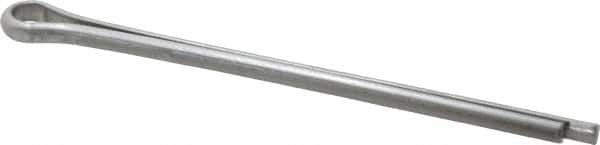 Made in USA - 3/16" Diam x 3" Long Extended Prong Cotter Pin - Grade 18-8, Uncoated, Stainless Steel - Exact Tooling
