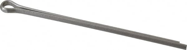 Made in USA - 3/16" Diam x 4" Long Extended Prong Cotter Pin - Grade 18-8, Uncoated, Stainless Steel - Exact Tooling