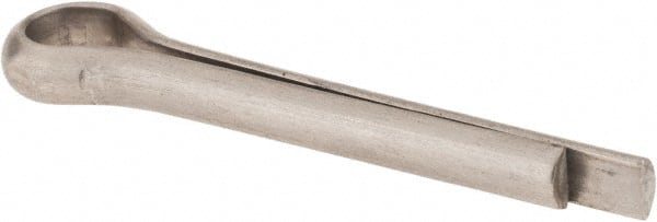 Made in USA - 1/4" Diam x 1-1/2" Long Extended Prong Cotter Pin - Grade 18-8, Uncoated, Stainless Steel - Exact Tooling
