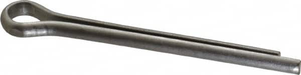 Made in USA - 1/4" Diam x 2-1/2" Long Extended Prong Cotter Pin - Grade 18-8, Uncoated, Stainless Steel - Exact Tooling