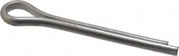 Made in USA - 5/16" Diam x 2-1/2" Long Extended Prong Cotter Pin - Grade 18-8, Uncoated, Stainless Steel - Exact Tooling