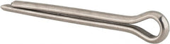 Made in USA - 5/16" Diam x 3" Long Extended Prong Cotter Pin - Grade 18-8, Uncoated, Stainless Steel - Exact Tooling