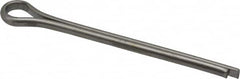 Made in USA - 5/16" Diam x 4" Long Extended Prong Cotter Pin - Grade 18-8, Uncoated, Stainless Steel - Exact Tooling