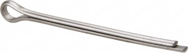 Made in USA - 5/16" Diam x 5" Long Extended Prong Cotter Pin - Grade 18-8, Uncoated, Stainless Steel - Exact Tooling