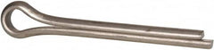 Made in USA - 3/8" Diam x 3" Long Extended Prong Cotter Pin - Grade 18-8, Uncoated, Stainless Steel - Exact Tooling