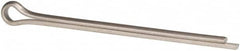 Made in USA - 3/8" Diam x 6" Long Extended Prong Cotter Pin - Grade 18-8, Uncoated, Stainless Steel - Exact Tooling