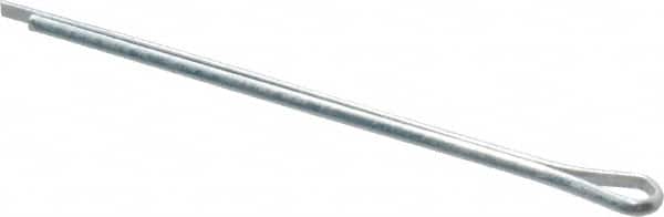 Made in USA - 1/16" Diam x 1-1/2" Long Extended Prong Cotter Pin - Grade 2, Zinc-Plated, Steel - Exact Tooling