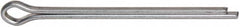 Made in USA - 1/8" Diam x 2" Long Extended Prong Cotter Pin - Grade 2, Zinc-Plated, Steel - Exact Tooling