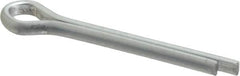 Made in USA - 5/32" Diam x 1-1/4" Long Extended Prong Cotter Pin - Grade 2, Zinc-Plated, Steel - Exact Tooling