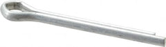 Made in USA - 3/16" Diam x 1-3/4" Long Extended Prong Cotter Pin - Grade 2, Zinc-Plated, Steel - Exact Tooling