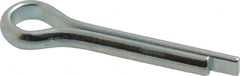 Made in USA - 1/4" Diam x 1-1/4" Long Extended Prong Cotter Pin - Grade 2, Zinc-Plated, Steel - Exact Tooling