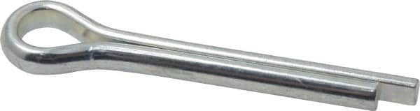 Made in USA - 5/16" Diam x 2" Long Extended Prong Cotter Pin - Grade 2, Zinc-Plated, Steel - Exact Tooling