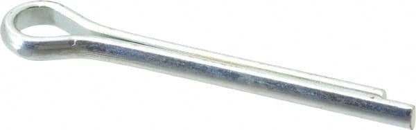 Made in USA - 5/16" Diam x 2-1/2" Long Extended Prong Cotter Pin - Grade 2, Zinc-Plated, Steel - Exact Tooling