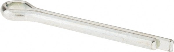 Made in USA - 3/8" Diam x 3" Long Extended Prong Cotter Pin - Grade 2, Zinc-Plated, Steel - Exact Tooling
