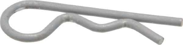 Made in USA - 1/4 to 5/16" Shaft Diam, 1-1/8" Long, 0.059" Wire Diam, Hair Pin Cotter - Grades 302 & 18-8 Stainless Steel - Exact Tooling