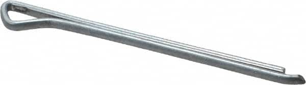 Made in USA - 3/32" Diam x 1-1/2" Long Hammerlock Cotter Pin - Grade 2, Zinc-Plated, Steel - Exact Tooling