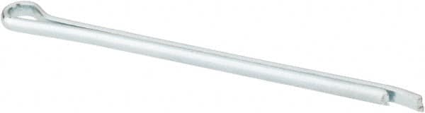 Made in USA - 3/32" Diam x 2" Long Hammerlock Cotter Pin - Grade 2, Zinc-Plated, Steel - Exact Tooling