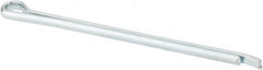Made in USA - 3/32" Diam x 2" Long Hammerlock Cotter Pin - Grade 2, Zinc-Plated, Steel - Exact Tooling