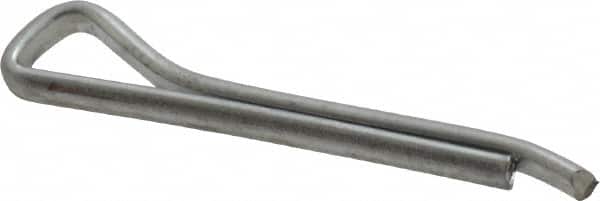 Made in USA - 1/8" Diam x 1" Long Hammerlock Cotter Pin - Grade 2, Zinc-Plated, Steel - Exact Tooling