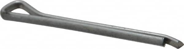Made in USA - 1/8" Diam x 1-1/2" Long Hammerlock Cotter Pin - Grade 2, Zinc-Plated, Steel - Exact Tooling