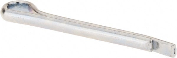 Made in USA - 5/32" Diam x 1-1/2" Long Hammerlock Cotter Pin - Grade 2, Zinc-Plated, Steel - Exact Tooling