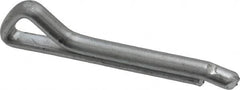 Made in USA - 3/16" Diam x 1-1/4" Long Hammerlock Cotter Pin - Grade 2, Zinc-Plated, Steel - Exact Tooling