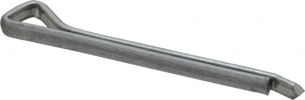 Made in USA - 3/16" Diam x 2" Long Hammerlock Cotter Pin - Grade 2, Zinc-Plated, Steel - Exact Tooling