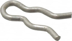 Made in USA - 5/64" Groove, 5/16" Long, Stainless Steel Hair Pin Clip - 0.029" Clip Diam, 1/8" Shaft Diam, Grade 18-8 - Exact Tooling