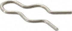 Made in USA - 5/16" Groove, 31/32" Long, Stainless Steel Hair Pin Clip - 0.052" Clip Diam, 3/8" Shaft Diam, Grade 18-8 - Exact Tooling