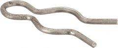 Made in USA - 3/8" Groove, 1-1/8" Long, Stainless Steel Hair Pin Clip - 0.055" Clip Diam, 7/16" Shaft Diam, Grade 18-8 - Exact Tooling