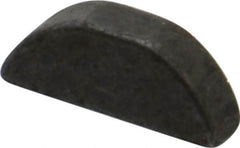 Made in USA - #505 Standard Woodruff Key - 5/8" Long x 5/32" Wide, Steel - Exact Tooling