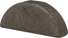 Made in USA - #707 Standard Woodruff Key - 7/8" Long x 7/32" Wide, Steel - Exact Tooling