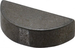 Made in USA - #1211 Standard Woodruff Key - 1-3/8" Long x 3/8" Wide, Steel - Exact Tooling