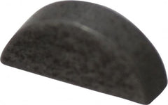 Made in USA - #202 Standard Woodruff Key - 1/4" Long x 1/16" Wide, Steel - Exact Tooling